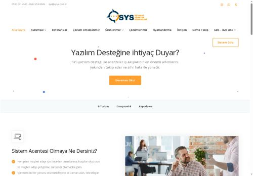 SYS-R – Seyahat Yönetim Sistemleri ve Raporlama