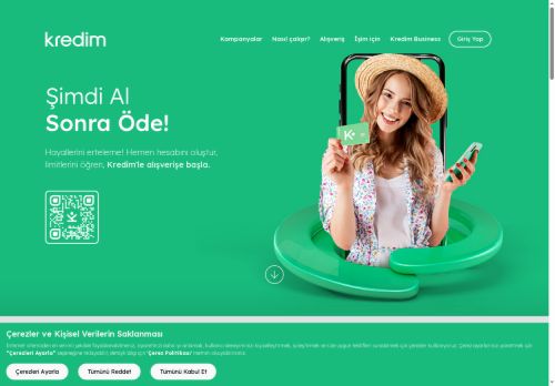 Kredim: Şimdi Al, Sonra Öde - Faiz yok, Masraf yok!