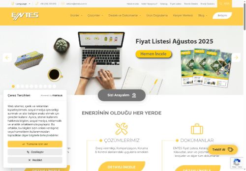 ENTES Elektronik - Daha İyi Bir Gelecek İçin Enerji Verimliliği