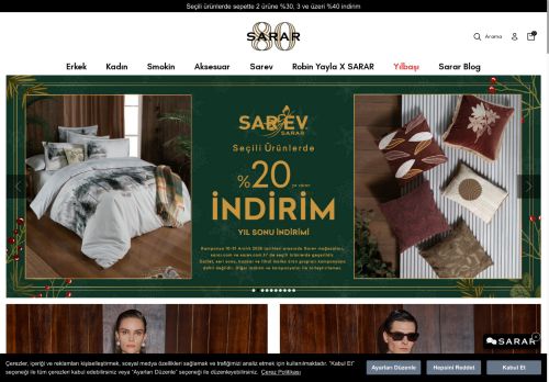 Erkek, Kadın ve Ev tekstilinde Sarar Kalitesi - SARAR