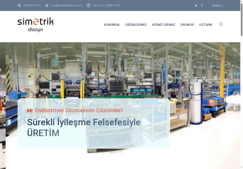 Simetrik Dizayn A.Ş. – Makine ve robot tasarım, üretim, montaj, otomasyon ve devreye alma faaliyetleri
