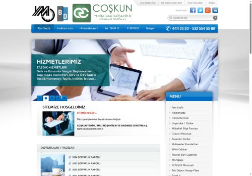 COŞKUN YEMİNLİ MALİ MÜŞAVİRLİK VE BAĞIMSIZ DENETİM A.Ş.