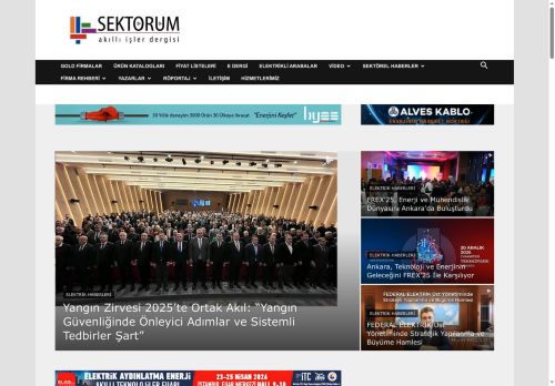 Elektrik Yangınlarında Güç Birliği | Sektörüm Dergisi