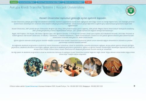 Kocaeli ÃÂniversitesi / Avrupa Kredi Transfer Sistemi (AKTS)
