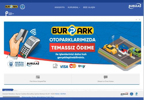 Burulaş Otopark Borcu Ödeme