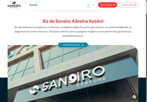 Sansiro Perfume Bayilik Başvurusu