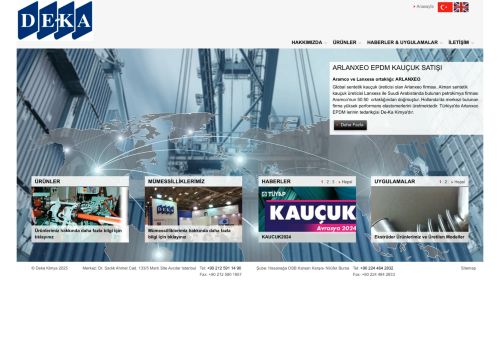 Deka Kimya - Kauçuk ve Kimyasal Distribütörü