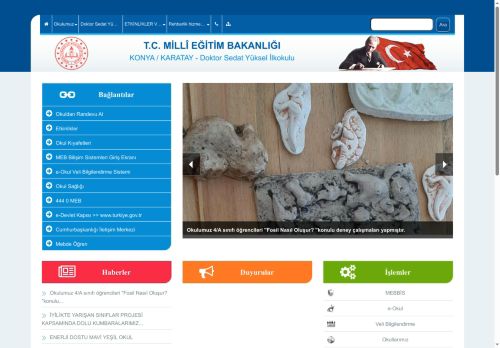 ENERJİ DOSTU MAVİ YEŞİL OKUL - Doktor Sedat Yüksel İlkokulu