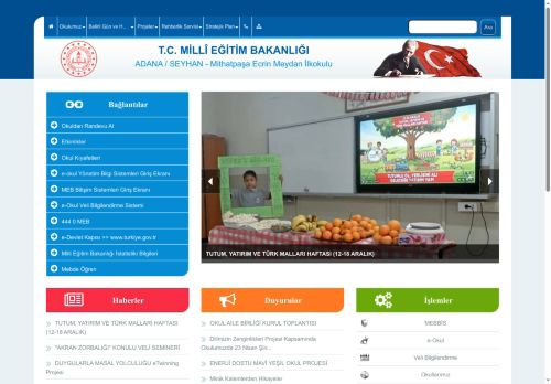 ENERJİ DOSTU MAVİ YEŞİL OKUL PROJESİ - Mithatpaşa Ecrin Meydan İlkokulu