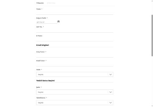 Online Başvuru - ORFİN RENAULT BAŞVURU