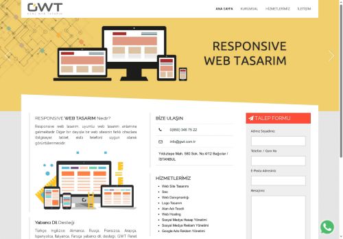 GWT Genç Web Tasarım İstanbul