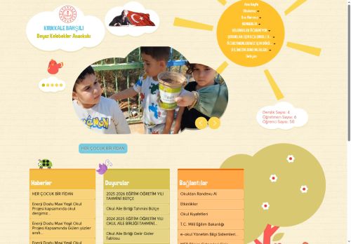 Enerji Dostu Mavi YeÃ?Å¸il Okul Projesi KapsamÃ?Â±nda FidanlarÃ?Â±mÃ?Â±zÃ?Â± Diktik - Beyaz Kelebekler Anaokulu