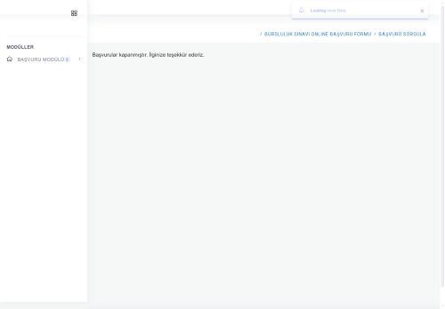 BİL KOLEJİ - BURSLULUK SINAVI ONLİNE BAŞVURU FORMU