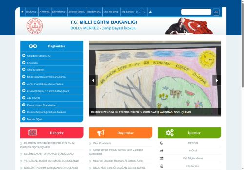 Enerji Dostu Mavi Yeşil Okul Projesi Çalışmaları - Canip Baysal İlkokulu