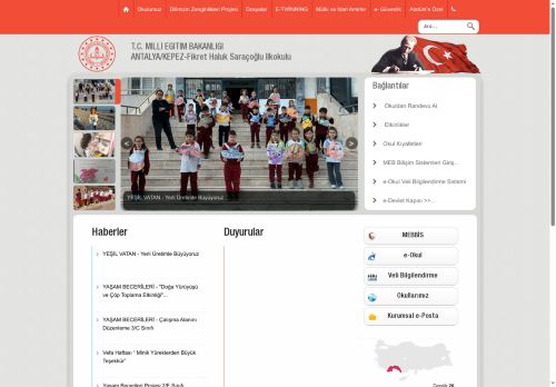 ENERJİ DOSTU MAVİ YEŞİL OKUL PROJESİ- YENİLEBİLİR ENERJİ MODELi YAPIMI - Fikret Haluk Saraçoğlu İlkokulu