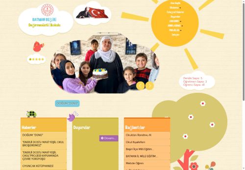 "ENERJÃ?Â° DOSTU MAVÃ?Â° YEÃ??Ã?Â°L OKUL"PROJESÃ?Â° KAPSAMINDA Ã?â?¡EVRE YÃ?Å?RÃ?Å?YÃ?Å?Ã??Ã?Å? - DeÃ?Å¸irmenÃ?Â¼stÃ?Â¼ Ã?Â°lkokulu