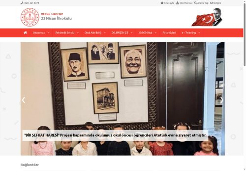 "ENERJÃÂ° DOSTU MAVÃÂ° YEÃÂÃÂ°L OKUL" PROJESÃÂ° KAPSAMINDA OKUL BAHÃÂESÃÂ°NE AÃÂAÃÂLANDIRMA ÃÂALIÃÂMASI YAPILDI. - 23 Nisan ÃÂ°lkokulu