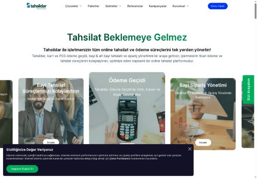 B2B Online Tahsilat ve Sipariş Platformu - Tahsildar