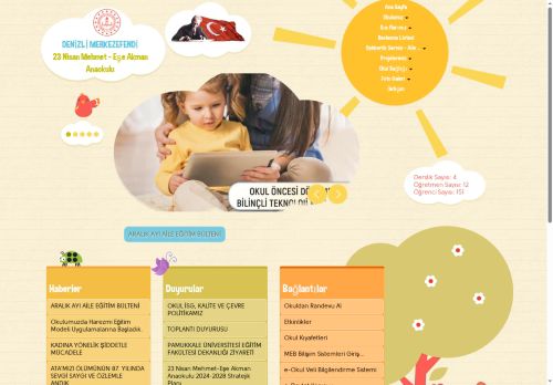 ENERJÃ?Â° DOSTU MAVÃ?Â° YEÃ??Ã?Â°L OKUL DERGÃ?Â°MÃ?Â°ZÃ?Â° OLUÃ??TURDUK. - 23 Nisan Mehmet - EÃ?Å¸e Akman Anaokulu