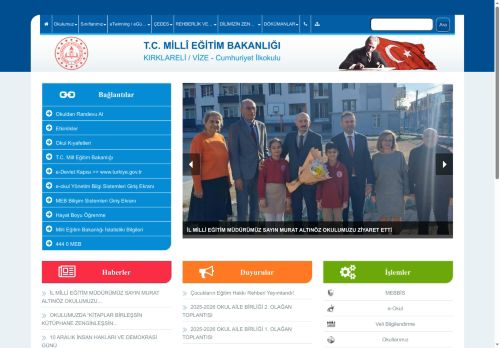 Cumhuriyet İlkokulu - "GELECEĞE NEFES, ÇOCUKLARIMIZA HATIRA OLSUN" PROJESİ