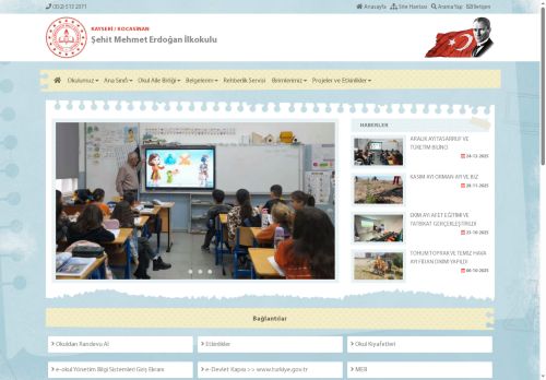 MAVİ YEŞİL ENERJİ DOSTU OKUL POSTERİ - Şehit Mehmet Erdoğan İlkokulu