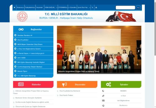 Çevre Okur Yazarı Yetiştirme Projesi Çalıştayı' na katılım sağladık. - Halitpaşa İmam Hatip Ortaokulu