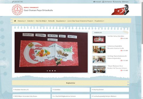 ÇEVRE OKUR YAZARI YETİŞTİRME PROJESİ - Gazi Osman Paşa Ortaokulu