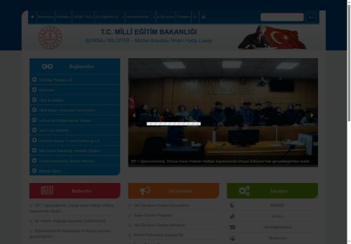 BURSA / NİLÜFER - Nilüfer Anadolu İmam Hatip Lisesi
