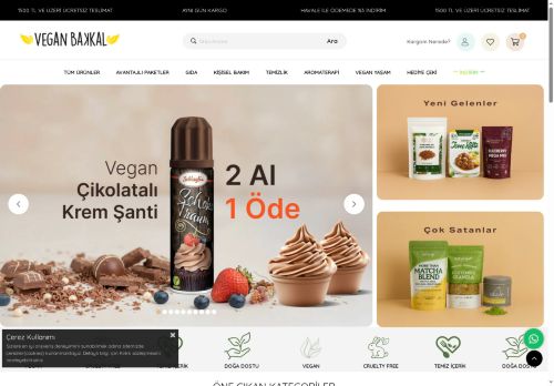 - En İyi Vegan Ürünler Satış Sitesi | www.veganbakkal.com.tr