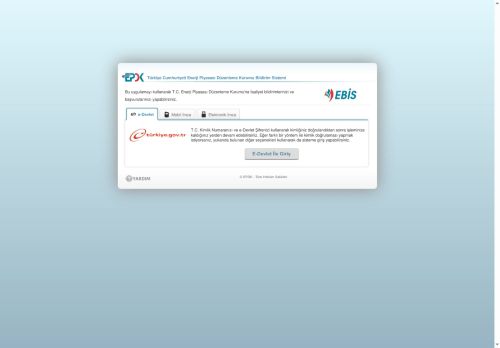 EBİS Bildirim Sistemi