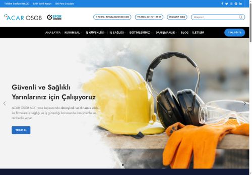 ACAR OSGB - İş Sağlığı ve Güvenliği - İş Güvenliği Nedir?