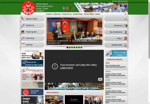 Teksif | Türkiye Tekstil,Örme,Giyim ve Deri Sanayii İşçileri Sendikası