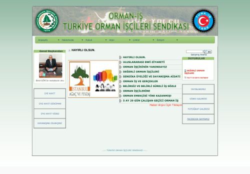 ORMAN-İÅ TÃRKİYE ORMAN İÅÃİLERİ SENDİKASI