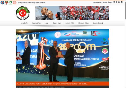 Türkiye Gıda Ve Şeker Sanayi İşçileri Sendikası - Ana Sayfa