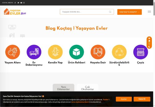 Koçtaş Blog ile Evler Artık Daha Güzel | Yaşayan Evler