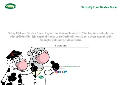 Sütaş Burs Başvuru