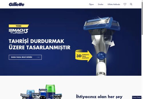 Erkek Tıraş Makinelerini ve Tıraş Ürünlerini Keşfedin | Gillette TR