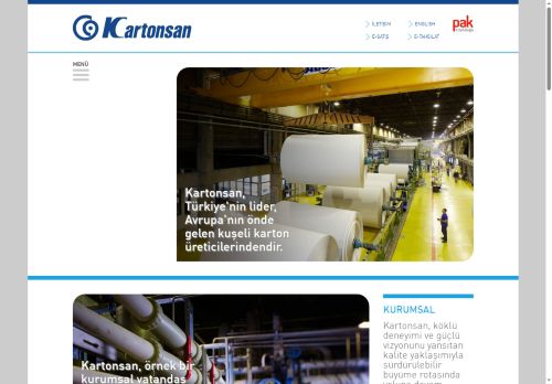 Kartonsan - Türkiye'nin lider kuşeli karton üreticisi