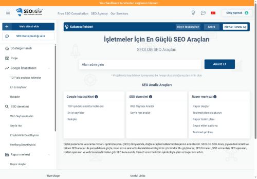 Ücretsiz SEO Araçları ve SEO Analiz Aracı