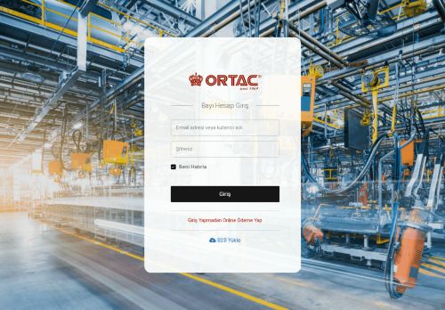 Online Tahsilat | ORTAÇLAR ELEKTRİK SAN. VE TİC. LTD. ŞTİ