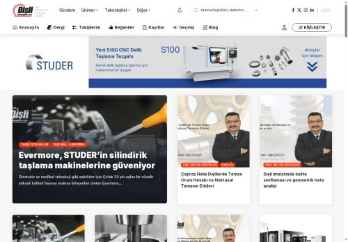 Dişliler ve Dişli Üretimi - Dişli Teknolojileri