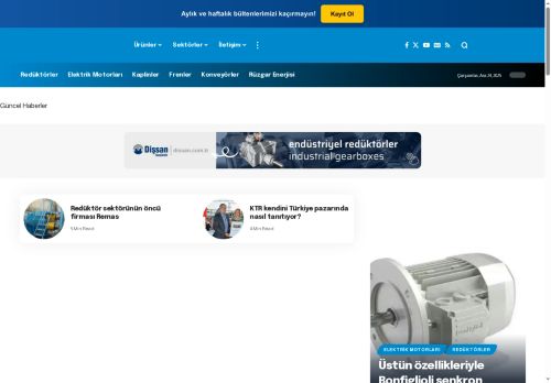 Redüktör Dergisi – Redüktör | Güç Aktarım | Gearbox