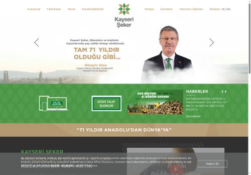 Ana Sayfa - Kayseri Şeker