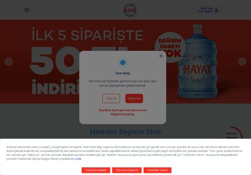 Hayat Su | Bir tÃÂ±kla sipariÃÂ ver!