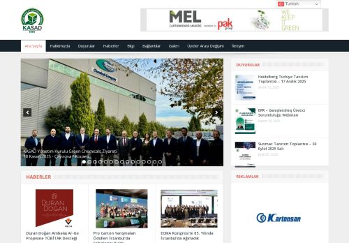 KASAD | Karton Ambalaj Sanayicileri Derneği