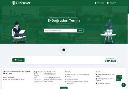 E-Teklif | Türkşeker