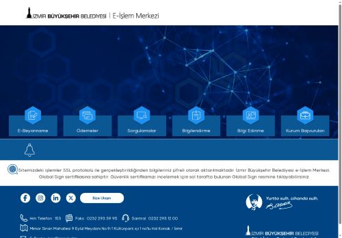 İzmir Büyükşehir Belediyesi - E-İşlem Merkezi