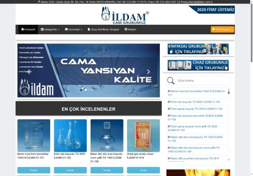 İldam Cam Laboratuvar Cam Malzemeler İldam Lab Malz. Tic.San. A.Ş.
