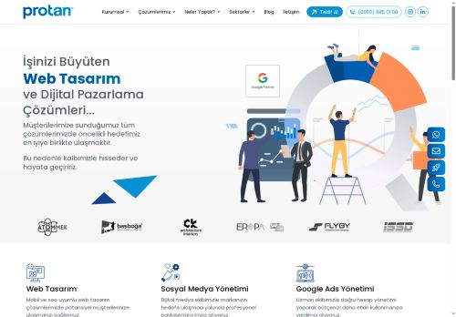 Web Tasarım İzmir - İstanbul - Ankara | Kurumsal Web Tasarım | Protan