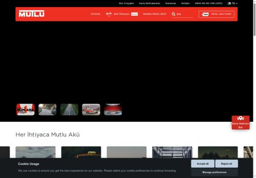 Türkiye'nin En Çok Satan Aküsü | Mutlu Akü